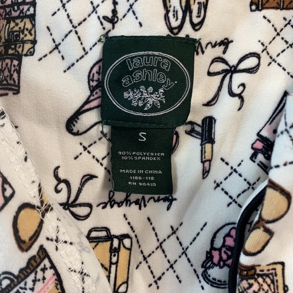 Laura Ashley Matchinf Pajamas Set Makeup Purses Sunglasses Print - Picture 3 of 6